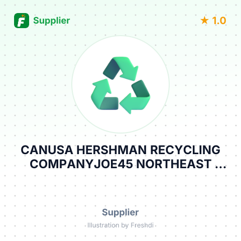 CANUSA HERSHMAN RECYCLING COMPANYJOE45 NORTHEAST INDUSTRIAL ROADBRANFORD, CT – summary card, no photo uploaded yet