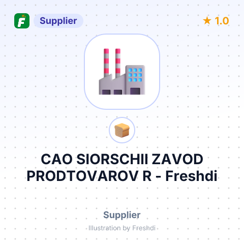 CAO SIORSCHII ZAVOD PRODTOVAROV R – summary card, no photo uploaded yet