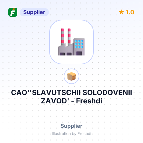 CAO''SLAVUTSCHII SOLODOVENII ZAVOD' – summary card, no photo uploaded yet
