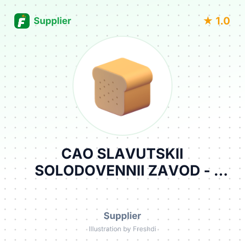 CAO SLAVUTSKII SOLODOVENNII ZAVOD – summary card, no photo uploaded yet