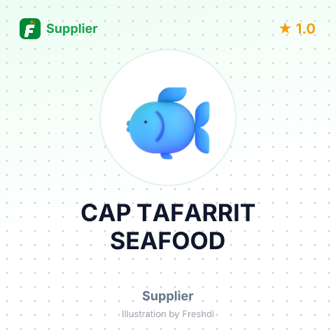 CAP TAFARRIT SEAFOOD – summary card, no photo uploaded yet