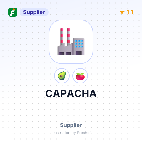 CAPACHA – summary card, no photo uploaded yet