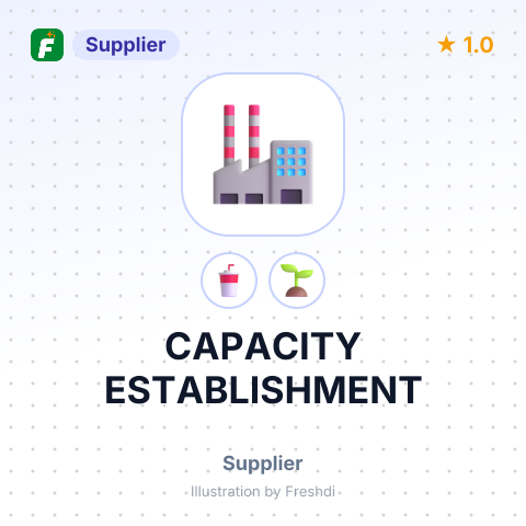 CAPACITY ESTABLISHMENT – summary card, no photo uploaded yet