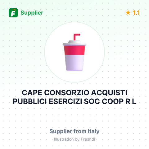 CAPE CONSORZIO ACQUISTI PUBBLICI ESERCIZI SOC COOP R L – summary card, no photo uploaded yet