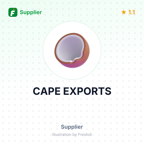 CAPE EXPORTS – summary card, no photo uploaded yet