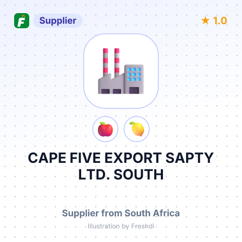 CAPE FIVE EXPORT SAPTY LTD. SOUTH – summary card, no photo uploaded yet