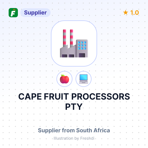 CAPE FRUIT PROCESSORS PTY – summary card, no photo uploaded yet