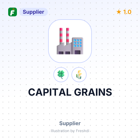 CAPITAL GRAINS – summary card, no photo uploaded yet