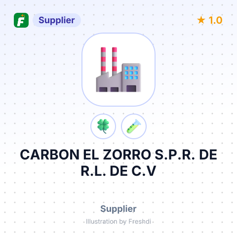CARBON EL ZORRO S.P.R. DE R.L. DE C.V – summary card, no photo uploaded yet