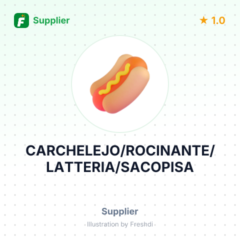 CARCHELEJO/ROCINANTE/LATTERIA/SACOPISA – summary card, no photo uploaded yet
