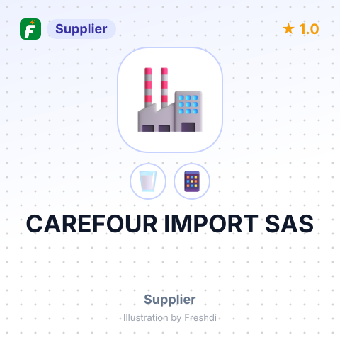 CAREFOUR IMPORT SAS – summary card, no photo uploaded yet