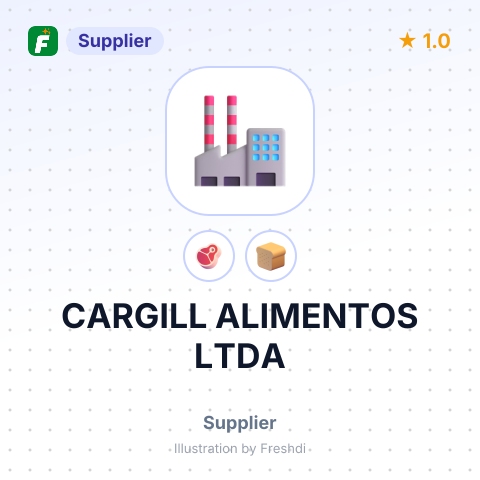 CARGILL ALIMENTOS LTDA – summary card, no photo uploaded yet