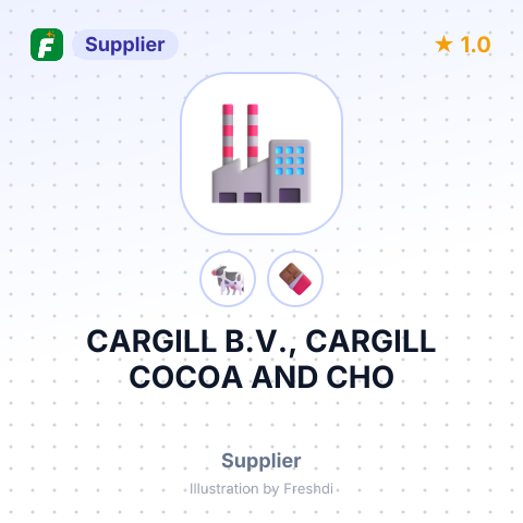 CARGILL B.V., CARGILL COCOA AND CHO – summary card, no photo uploaded yet