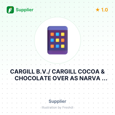 CARGILL B.V./ CARGILL COCOA & CHOCOLATE OVER AS NARVA AUTO TOLLITMINAL – summary card, no photo uploaded yet