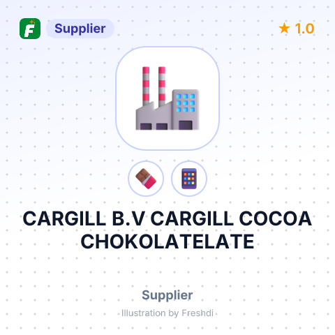 CARGILL B.V CARGILL COCOA CHOKOLATELATE – summary card, no photo uploaded yet
