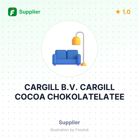 CARGILL B.V. CARGILL COCOA CHOKOLATELATEE – summary card, no photo uploaded yet