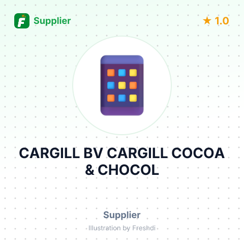 CARGILL BV CARGILL COCOA & CHOCOL – summary card, no photo uploaded yet