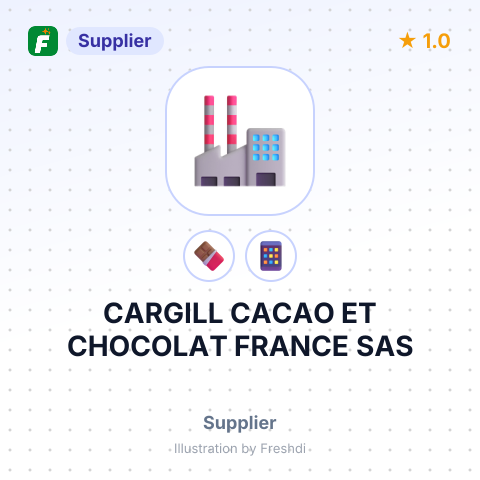 CARGILL CACAO ET CHOCOLAT FRANCE SAS – summary card, no photo uploaded yet