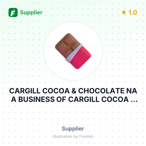 CARGILL COCOA & CHOCOLATE NA A BUSINESS OF CARGILL COCOA & CHOCOLATE INC – summary card, no photo uploaded yet