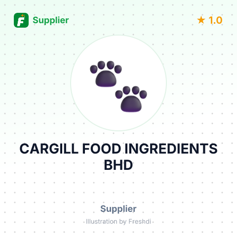 CARGILL FOOD INGREDIENTS BHD – summary card, no photo uploaded yet