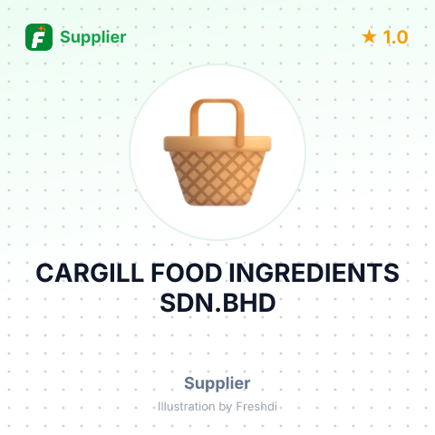 CARGILL FOOD INGREDIENTS SDN.BHD – summary card, no photo uploaded yet
