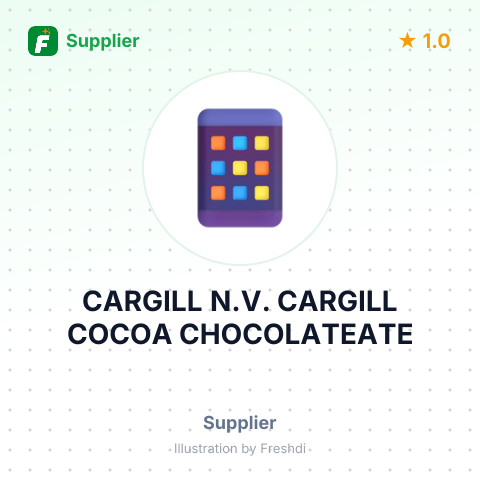 CARGILL N.V. CARGILL COCOA CHOCOLATEATE – summary card, no photo uploaded yet