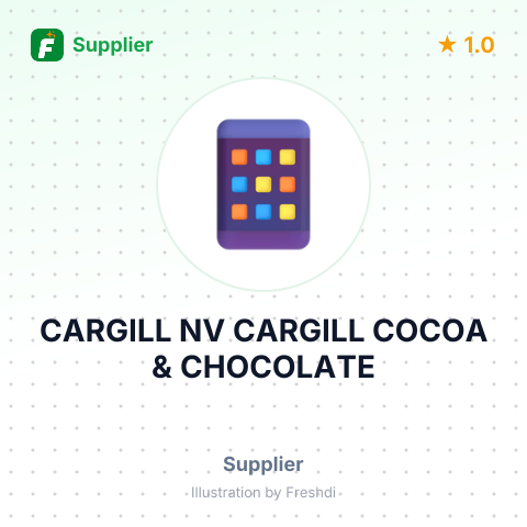 CARGILL NV CARGILL COCOA & CHOCOLATE – summary card, no photo uploaded yet
