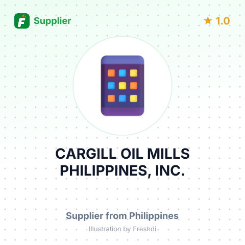 CARGILL OIL MILLS PHILIPPINES, INC. – summary card, no photo uploaded yet