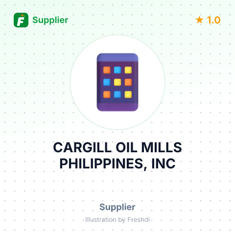CARGILL OIL MILLS PHILIPPINES, INC – summary card, no photo uploaded yet