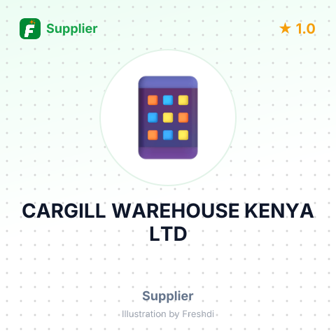 CARGILL WAREHOUSE KENYA LTD – summary card, no photo uploaded yet