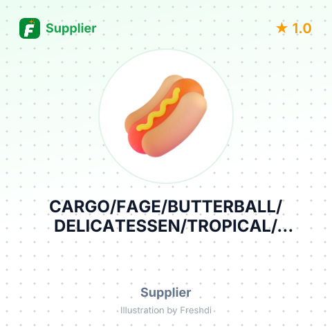 CARGO/FAGE/BUTTERBALL/DELICATESSEN/TROPICAL/TILLAMOOK – summary card, no photo uploaded yet