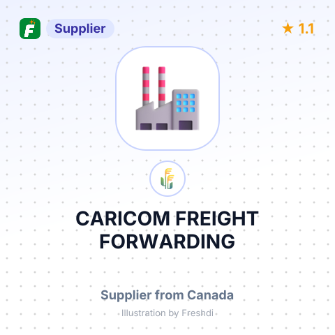CARICOM FREIGHT FORWARDING – summary card, no photo uploaded yet