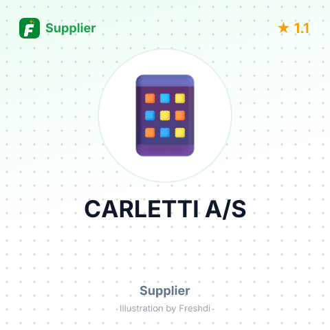 CARLETTI A/S – summary card, no photo uploaded yet