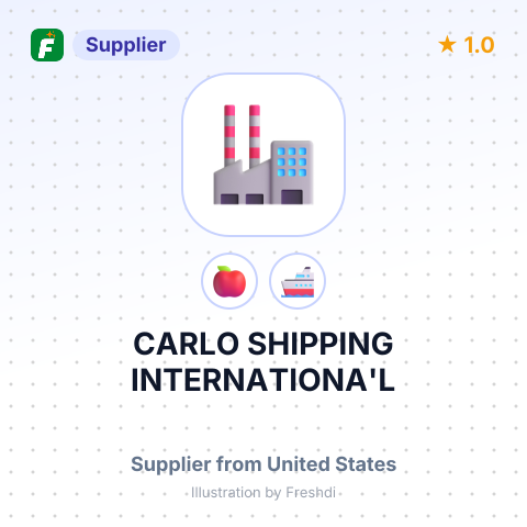 CARLO SHIPPING INTERNATIONA'L – summary card, no photo uploaded yet