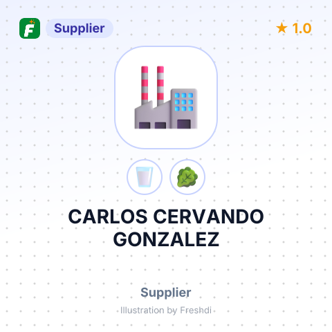 CARLOS CERVANDO GONZALEZ – summary card, no photo uploaded yet