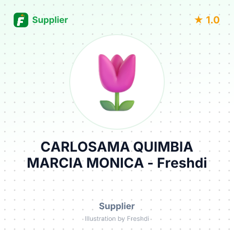 CARLOSAMA QUIMBIA MARCIA MONICA – summary card, no photo uploaded yet