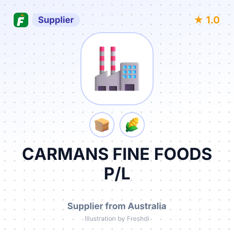 CARMANS FINE FOODS P/L – summary card, no photo uploaded yet