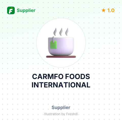 CARMFO FOODS INTERNATIONAL – summary card, no photo uploaded yet
