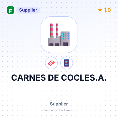 CARNES DE COCLES.A. – summary card, no photo uploaded yet
