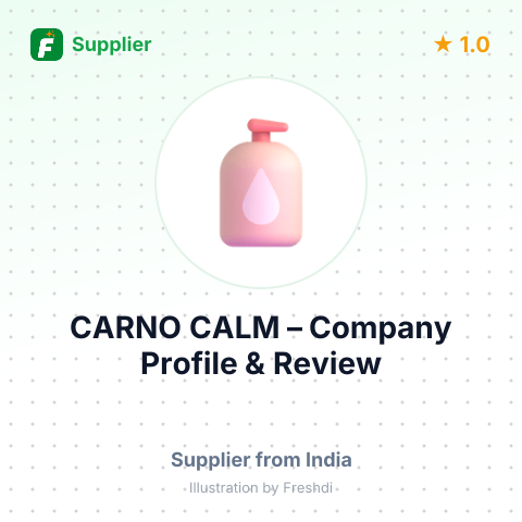 CARNO CALM – summary card, no photo uploaded yet