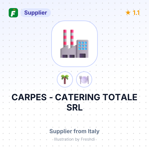 CARPES - CATERING TOTALE SRL – summary card, no photo uploaded yet