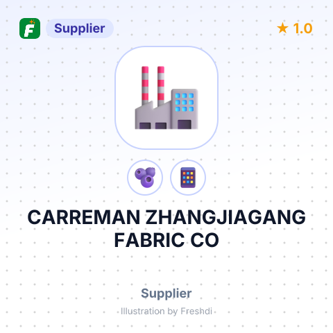 CARREMAN ZHANGJIAGANG FABRIC CO – summary card, no photo uploaded yet