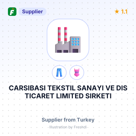 CARSIBASI TEKSTIL SANAYI VE DIS TICARET LIMITED SIRKETI – summary card, no photo uploaded yet