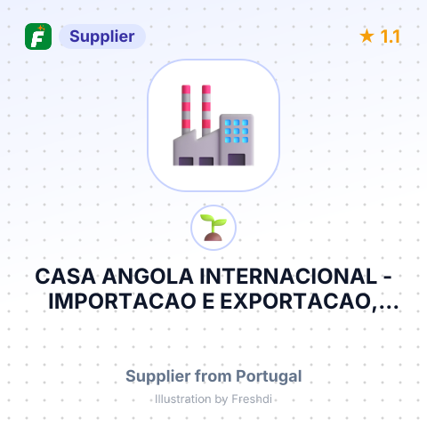 CASA ANGOLA INTERNACIONAL - IMPORTACAO E EXPORTACAO, S.A. – summary card, no photo uploaded yet