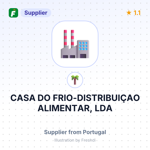 CASA DO FRIO-DISTRIBUIÇAO ALIMENTAR, LDA – summary card, no photo uploaded yet