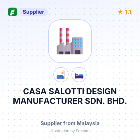 CASA SALOTTI DESIGN MANUFACTURER SDN. BHD. – summary card, no photo uploaded yet