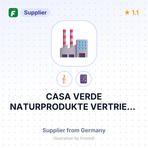 CASA VERDE NATURPRODUKTE VERTRIEBS GMBH – summary card, no photo uploaded yet
