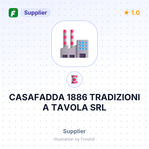 CASAFADDA 1886 TRADIZIONI A TAVOLA SRL – summary card, no photo uploaded yet