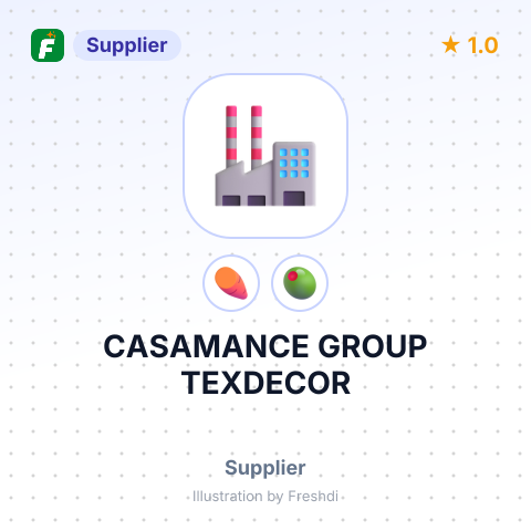 CASAMANCE GROUP TEXDECOR – summary card, no photo uploaded yet