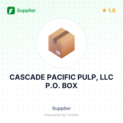 CASCADE PACIFIC PULP, LLC P.O. BOX – summary card, no photo uploaded yet